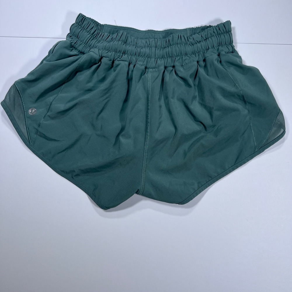 lululemon Hotty Hot Low rise Shorts in Deep Teal Green 2.5" inseam